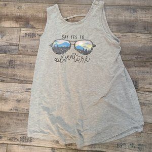Maurices ,say yes to adventure women's tank top.